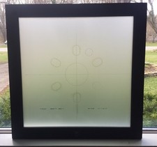 Steampunk Glass Wood Mechanical Drawing Industrial Salvage B L Bausch  Lomb  F