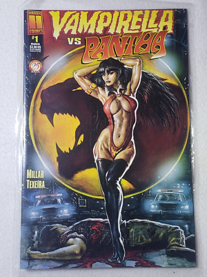 PANTHA #1　VAMPIRELLA VS. PANTHA　1997 Vampirella VS Pantha #1 Harris Comics March 1997 mark millar