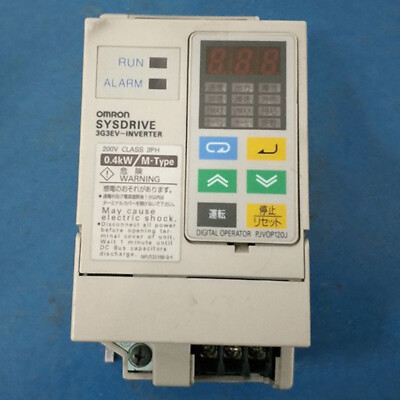 1PC USED Omron frequency converter 3G3EV-A2004M 220V 0.4KW Tested In Good#XR