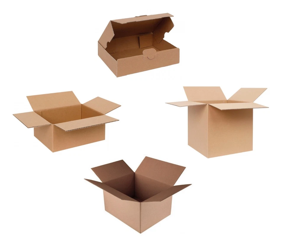 Carton D'Expédition Emballage Pliant Versand-Paket Boîte Braun - Bild 1 von 1