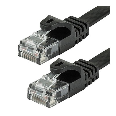 MONOPRICE 9546 Patch Cord,Cat 5e,Flexboot,Black,2.0 ft. 38F929
