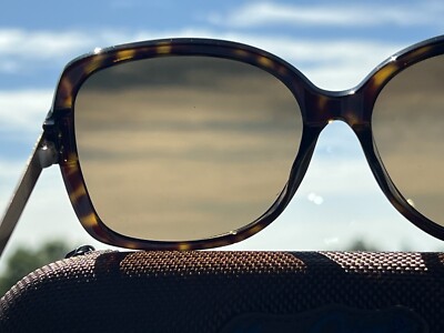 Maui Jim Melika MJ 760 10K Translucent Tortoise Gold Frame +  display picture 1