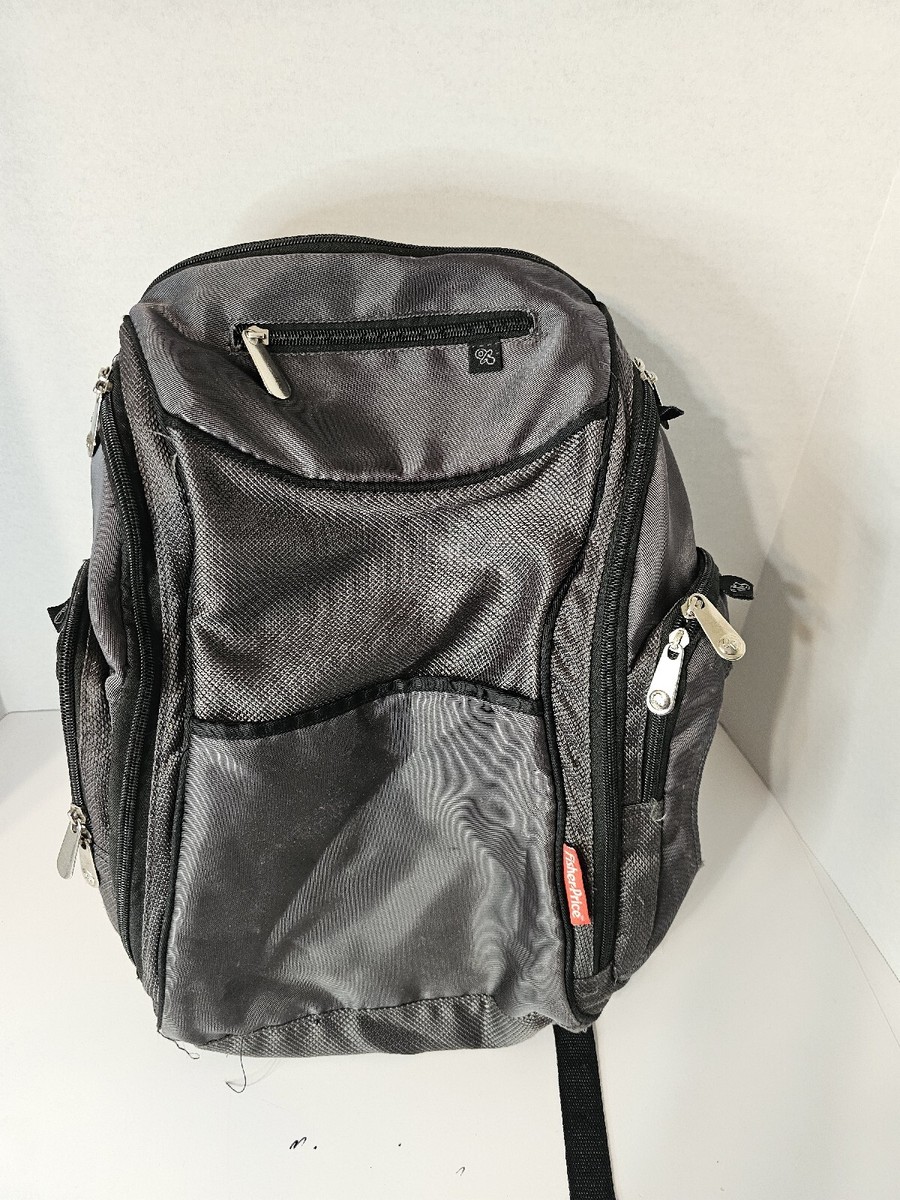 Fisher Price Kaden 3-Piece Diaper Backpack Black | eBay display picture 1