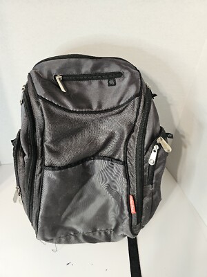 Fisher Price Kaden 3-Piece Diaper Backpack Black