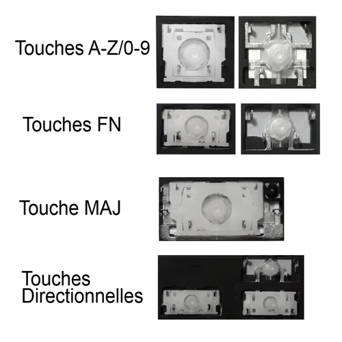 Touche de Clavier pour DELL Latitude 3379 3390 3490 3500 / Vostro 5568 7570 7580