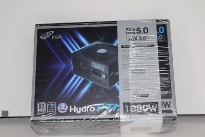 FSP Hydro PTM X PRO 1000W 80 Plus Platinum Full Modular ATX 3.0 PCIe Gen 5. 0