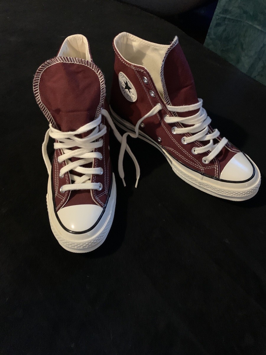Converse Chuck 70 Hi Deep Bordeaux/egret/blk (fits Like An 8.5) | eBay