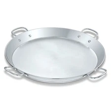 CONCORD Premium Stainless Steel Paella Pan with Heavy Duty Triply Bottom 
