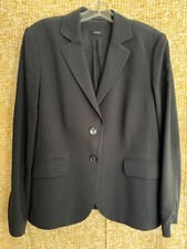 Basler black blazer, US 14