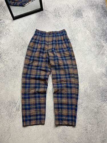 Nigel Cabourn, Nigel Cabourn Vintage Wool Cheked Pants Rare Made in England Women’s 1