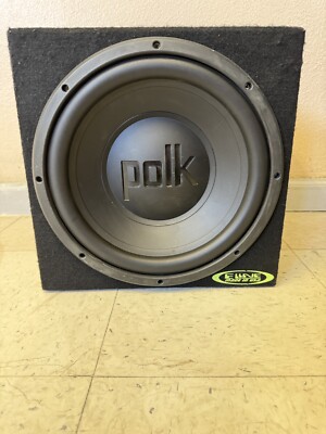 Polk subwoofer 12 Inch Dual Voice Coil 720watts max ￼ 4 Ohms.