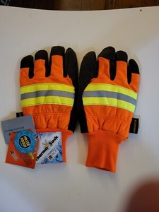 MCR Safety LUMINATOR Thermo Sock Gloves with Water Proof Liner Size Large NWT