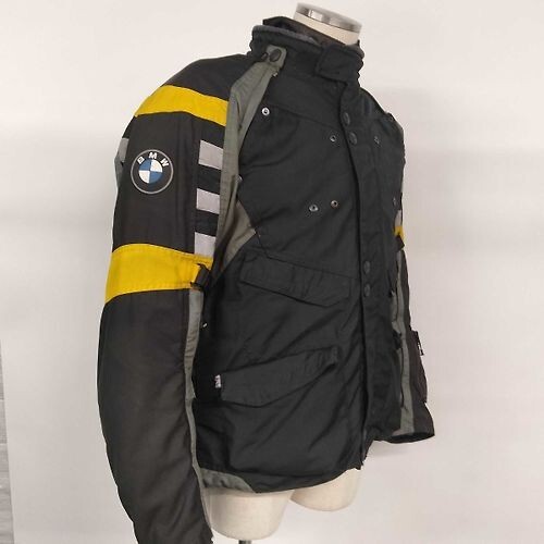 BMW Motorrad Rallye Black Yellow Suit Motorcycle Racing Jacket