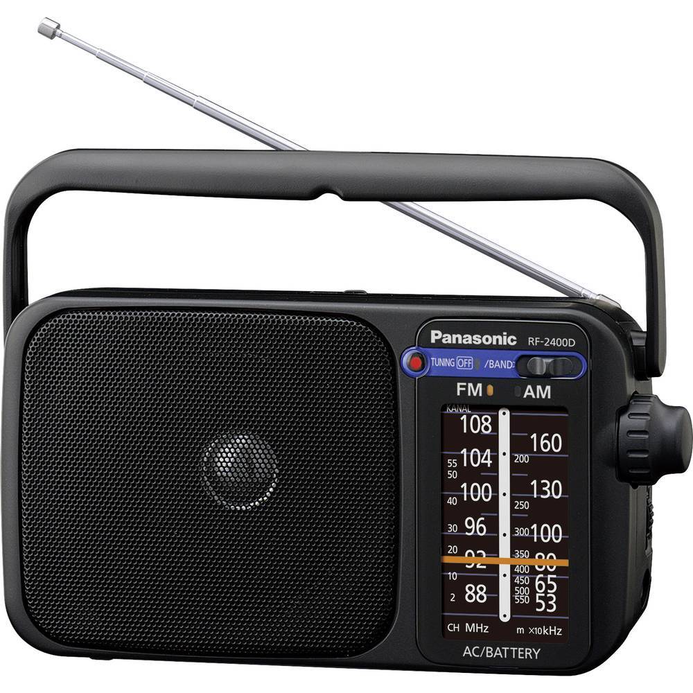 Panasonic RF-2400DEG Radio portatile FM Nero