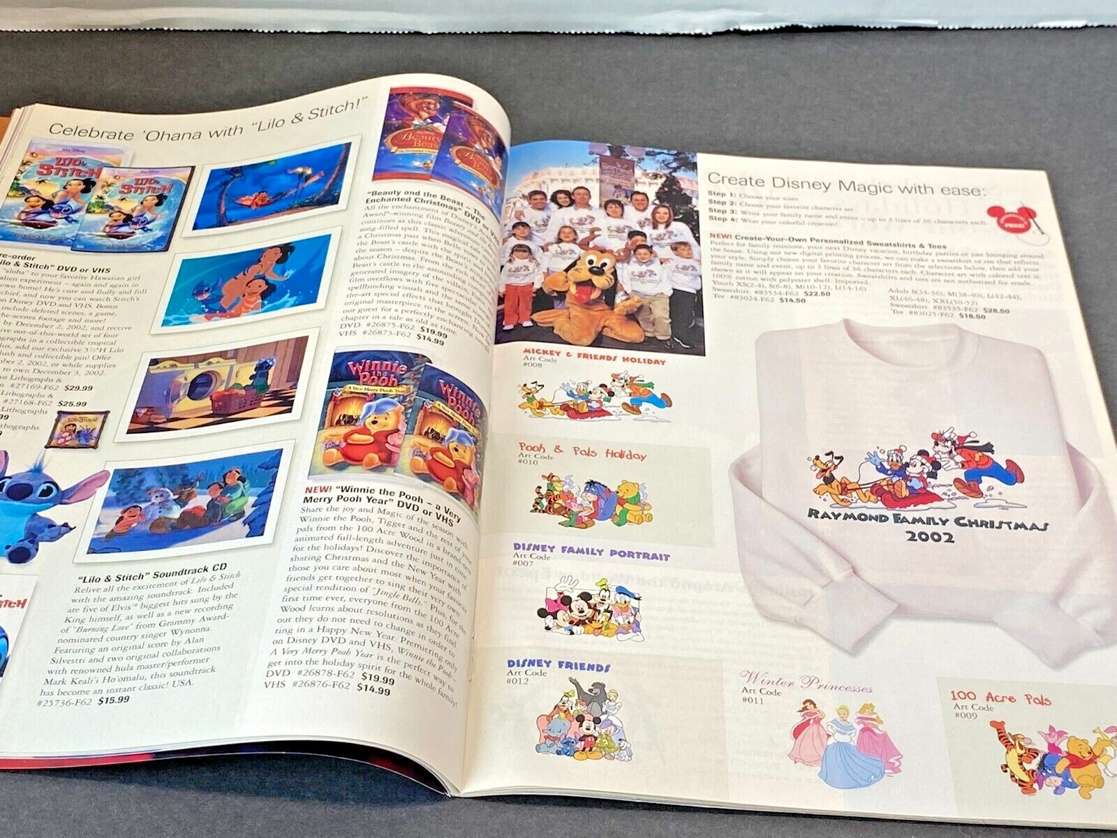 Vintage Disney Store Christmas Catalog 2002 eBay