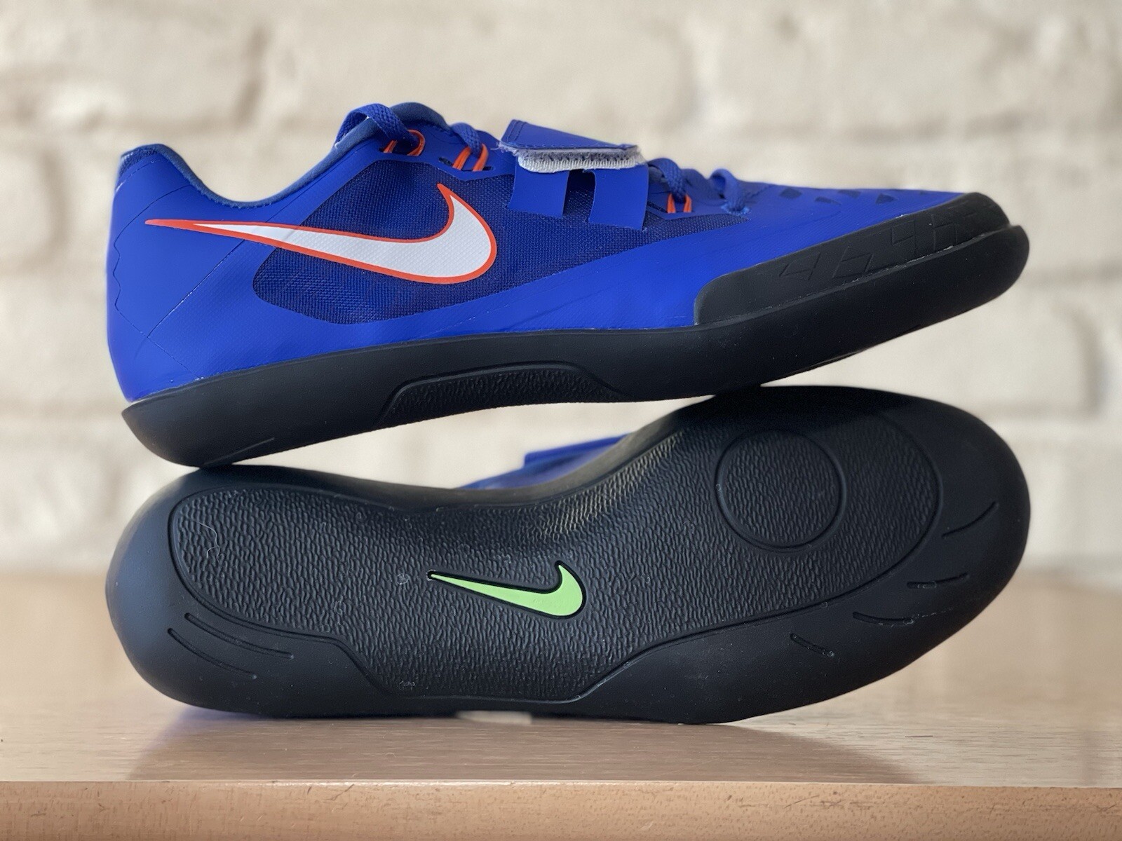 Scarpe da lancio Nike Zoom SD4 Track & Field blu nere da uomo taglia 9 685135 400 nuove