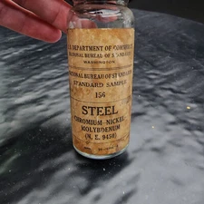 NBS/NIST Standard Reference Material 156 Steel Chips 🛠️