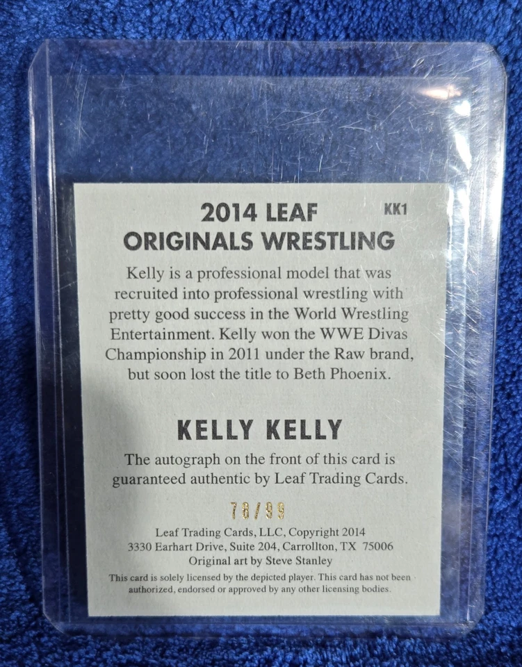 Leaf Originals WWE 2014 amarillo Kelly Kelly 78 de 99 Foto 3 de 3