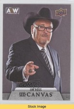 2021 Upper Deck AEW All Elite Wrestling Canvas Jim Ross #C-24 HOF READ 0ps8