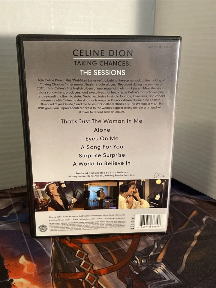 Celine Dion - Taking Chances, Through The Eyes, All The Way, & Live ( 4 Dvd Lot) - Image 4 of 4