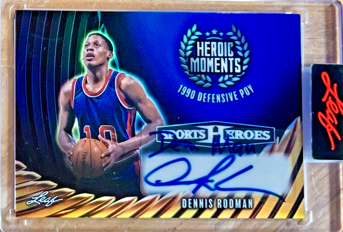 2026 Leaf Sports Heroes - Heroic Moments Dennis Rodman #HM-DR1