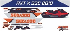 SEADOO RXT X 300 2016 Graphics / Decal / Sticker RED & BLACK