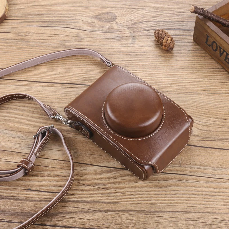 For Leica C- LUX D-LUX7typ109 Leather Case D-LUX6 Panasonic Lx100m2lx5/3 Camera - Image 2 of 4