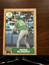 1987 Topps - Mark McGwire #366 MINT Condition.