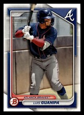 Luis Guanipa 2024 Bowman Prospect #BP-118 Atlanta Braves Rookie RC *017