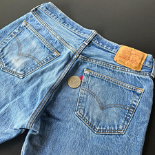 1997 Levis 501xx Made in USA Vintage XX Faded Jeans 35x36 Measures 33x31.5