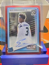Panini Optic Rated Rookie - Nick Emmanwori - Sea Seahawks - RED Autograph 68/99