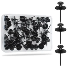 60Pcs Double Headed Nails for Hanging Pictures Renter Friendly Decor Pictures H