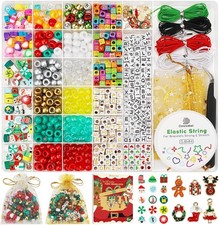 Pony Beads Polymer Clay Beads Letter Beads for Jewelry Making, DIY Crafts Decora