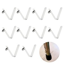 10 Pack Kayak Paddle Spring Clips Replacement Length Adjustable Push 6mm/0.24"