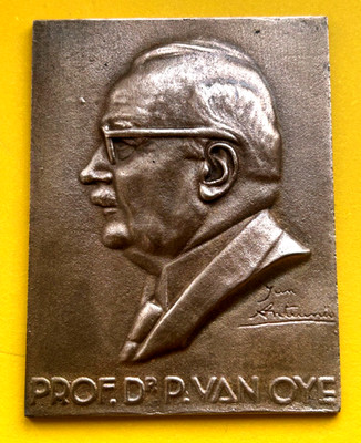 #9839# JAN ANTEUNIS Medal ''Prof. Dr VAN OYE'' BRONZE