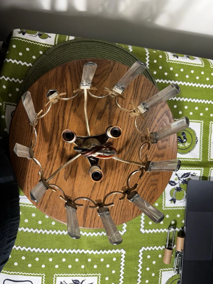 Lámpara de araña Gaetano Sciolari vintage incompleta, solo para piezas Foto 2 de 4