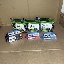 Genuine HP 564 Black 564 XL Color Ink Combo 4 Pack Lot