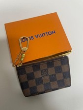 Authentic LOUIS VUITTON Damier Ebene Coin Purse Key Pochette Cles Wallet G2U