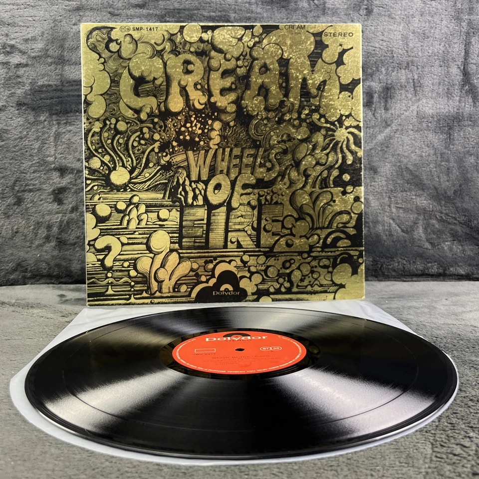 Cream – Wheels Of Fire Japan Pressing LP Vinyl Record Gold Sleeve Psych Rock - Bild 2 von 4