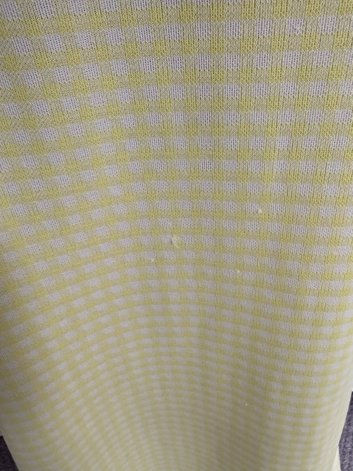 Vtg 60s Abstract Patchwork Gingham Maxi Dress Swe… - image 8