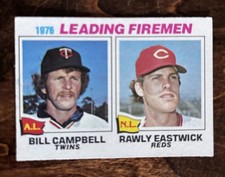 1977 Topps Baseball Card Single - #8 League Leaders Bill Campbell Rawly  