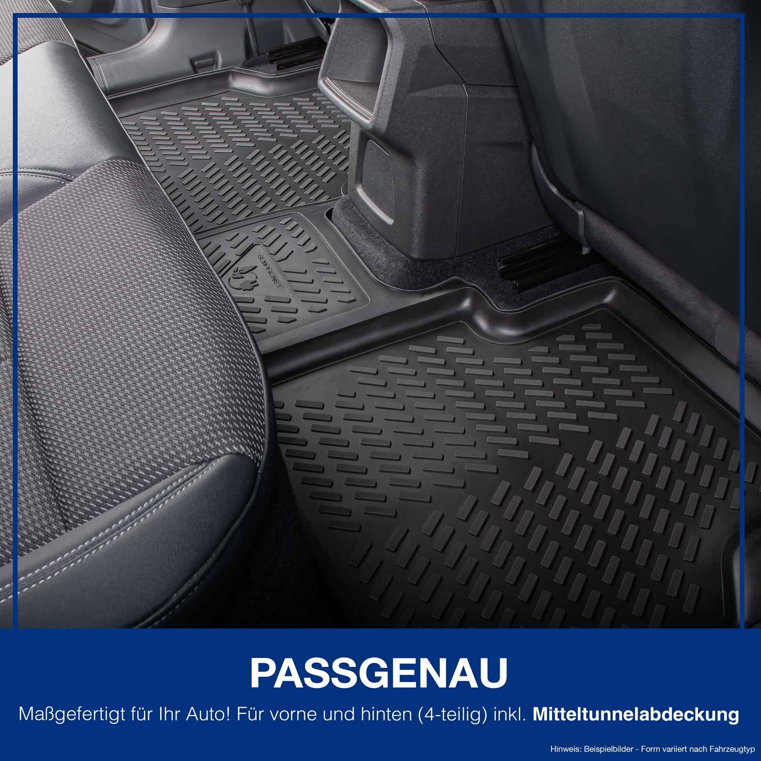 Elmasline 3d Tappetini in Gomma & Copri Baule Set per Mg 3 Hybrid + da 2024 - Miniatura 6