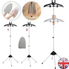 Garment Hanger for Steaming, Folding Handheld Garment Steamer Clothes Stand Rack