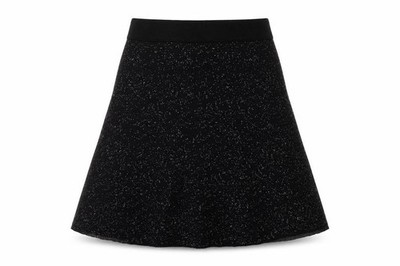 Cynthia Rowley Damen A-Linien Rock Größe S Schwarz Freizeit Stretch
