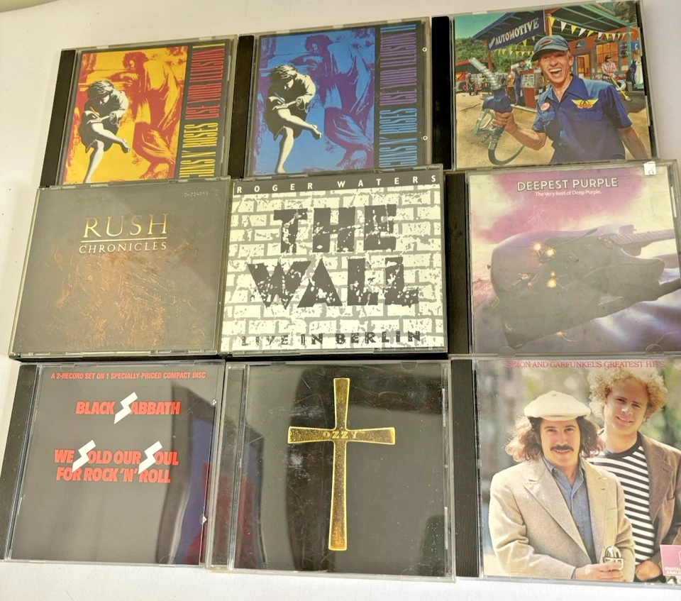 Rock Classic Hard Rock Pop Metal 44 CDs Lot Prince Ozzy Eagles Metallica Rush - Image 4 of 4