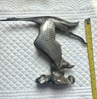 Vintage 1920-30s Hispano-Suiza Signed F. Bazin Stork Mascot Hood Ornament — photo 4