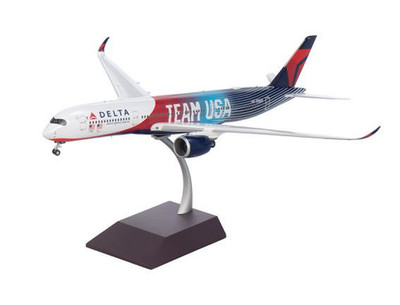 Gemini Jets G2DAL1472 Delta Airbus A350-900 Team USA N531DN Diecast 1/200 Model