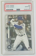2020 Topps - Kyle Lewis #64 PSA 10 Gem Mint