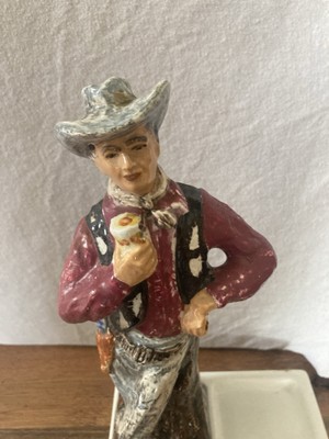 Jim Beam Cowboy Flaschenständer Keramik