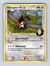Staraptor FB 11/147 Holo Rare Platinum Supreme Victors SWIRL Pokemon 2240 on eBay